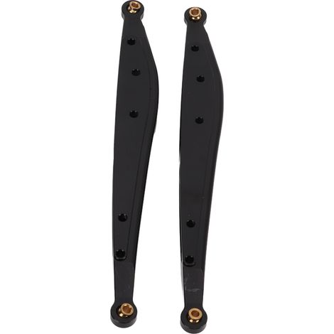 triangles de suspension arrière en alliage d'aluminium haute résistance et durable pour Axial RBX10 (voiture RC 1/10, noir) (1/5)