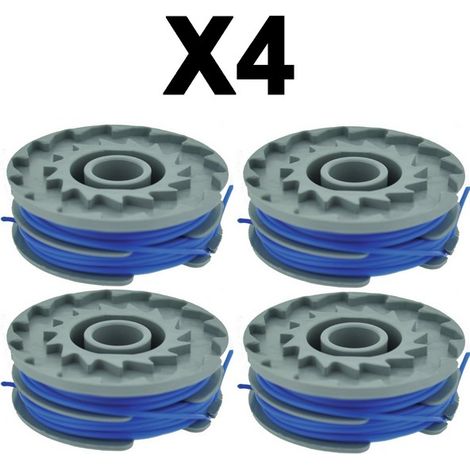Lot de 4 bobine de fil coupe bordures Ryobi / Flymo 1.6 mm