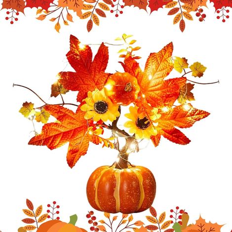 Décoration LED d automne avec Piles pour décoration d (1/5)