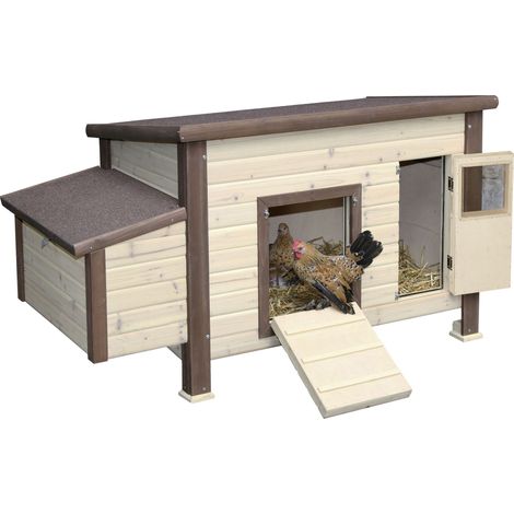 Kerbl Thermo Hühnerstall No frost Stall beheizbar, Maße 146x74x82 cm (1/4)
