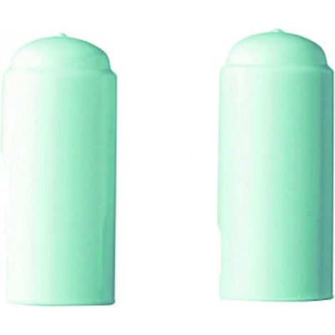 Cache nylon blanc RAL 9010 pour la partie mâle de fiche P09 diamètre 15 mm - OTLAV
