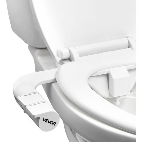 VEVOR Pulverisateur Bidet Autonettoyant, Accessoire pour Bidet Toilette avec Pression deEau Reglable, Doubles Buses Retractables, Eau Froide, Facile a Installer, pour Lavage Arriere et Feminin (1/5)