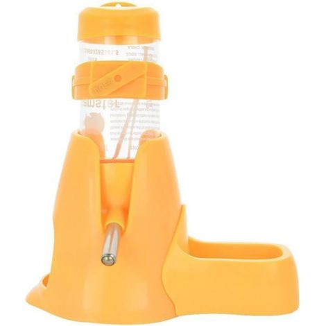 1 Abreuvoir pour animaux, plastique non-toxique, acier inoxydable, 80ml, pour hamster et clapier (1/4)