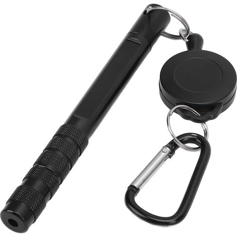 Affûteur de rainures pour clubs de golf, outil portable en alliage d'aluminium pour le nettoyage des rainures, avec 3 têtes interchangeables, noir (1/5)