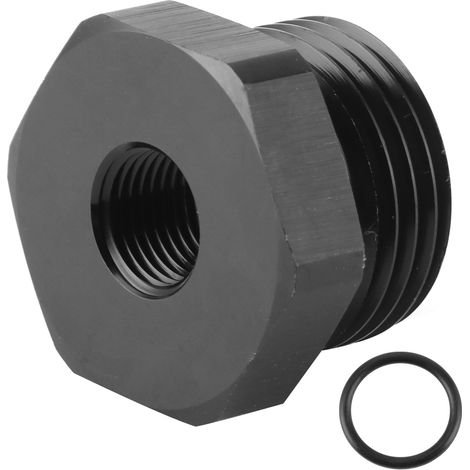 AN10 ORB Bouchon à filetage droit à tête hexagonale avec NBR O Ring Boss Aluminium Réutilisable.