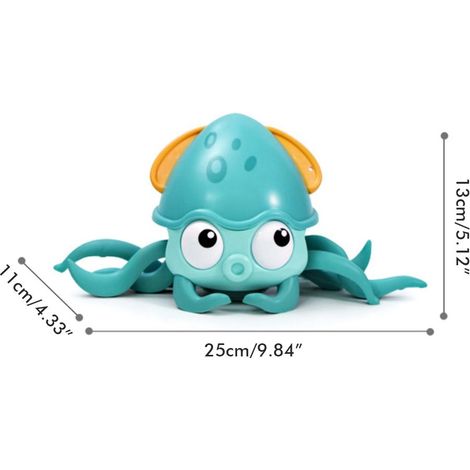 Pieuvre jouet de bain à remonter, animaux marins, jouet aquatique flottant pour enfants (1/5)