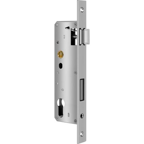 Serrure à cadre tubulaire en acier inoxydable - Distance : 92 mm - Distance au canon : 40 mm - Porte de jardin - Insert pour gauche/droite (1/5)