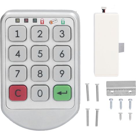 Smart Password Lock Multifunctional Key Electronic Code Lock for Sauna Cabinets Filing Cabinets Desks
