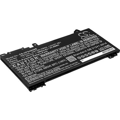 NX - Batterie ordinateur portable compatible HP 11.55V 3800mAh - HSTNN-DB9AHSTN