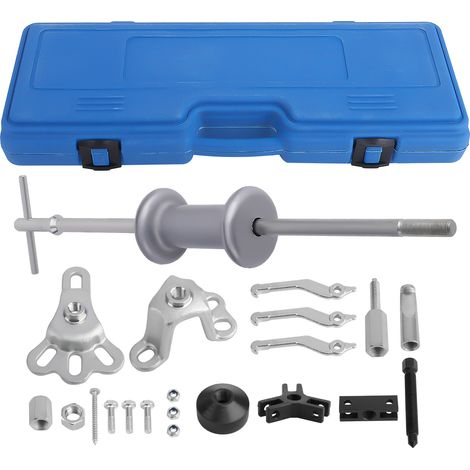 17PCS Slide Hammer Puller Kit Front Wheel Axle Bearing Hub Remover Tool Set (1/5)