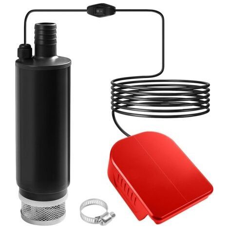 Pompe submersible sans fil compatible avec batterie Milwaukee 18V, mini adaptateur de pompe à eau, diesel, eau, carburant avec filtres à sédiments (1/5)