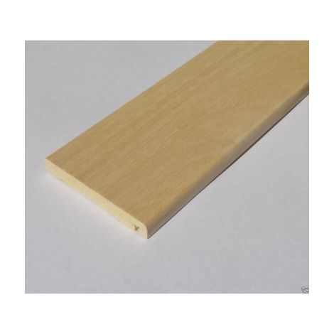 Coprifilo mostrina frassino piatta impiallacciata mm 70 x 10 x 2250 / 3000 dimensione disponibile: mm 70 x 10 x 2250 (1/2)