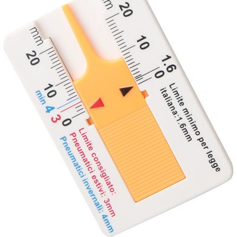 Profiltiefenmesser für Kunststoffreifen 0-20 mm, Messschieber (1/5)