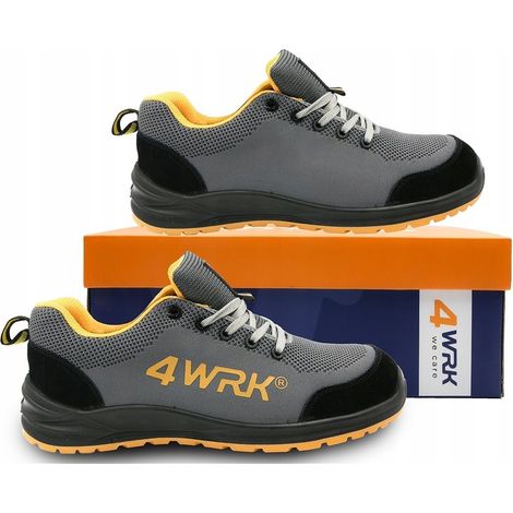 Scarpe da lavoro leggere, scarpe sportive traspiranti, sneakers con puntale rinforzato, taglia 41