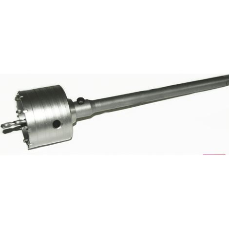 FRESA A TAZZA MM 120 CAROTATRICE CON ASTA SDS max 350 MM CEMENTO MURO MATTONI (1/3)