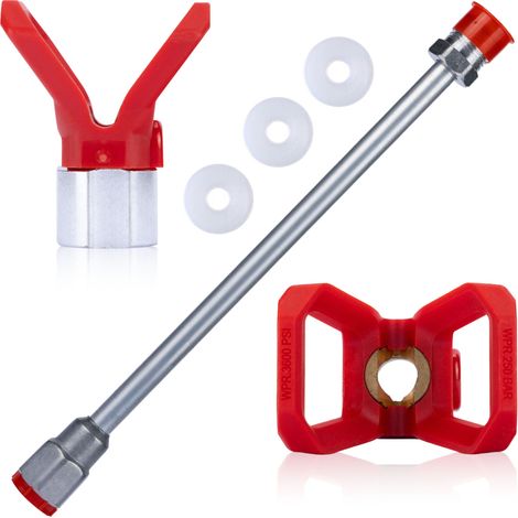 Lancia per Pistola a Spruzzo 50cm – Set con 4 Guarnizioni e Protezione Ugello in Acciaio Inox  Compatibile con Filettatura 7/8'' (1/5)
