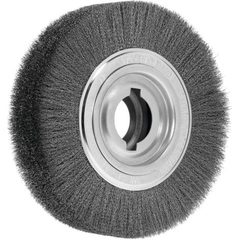 Lessmann Entgrat-Rundbürste Stahldraht 0,20 mm, Bürsten-⌀xBesatzbreite: 250X60 mm (1/2)
