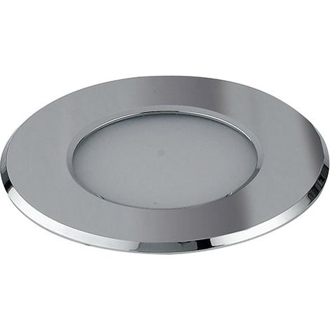 "Faretto ad incasso LED per esterno RAINBOW DC12V cromato 5W 4000K (luce naturale) + RGB x3.2 cm."