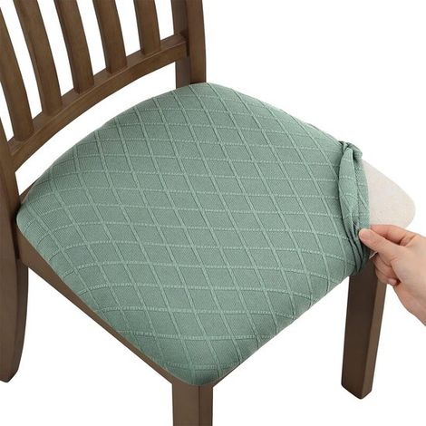 Fundas para sillas de comedor (2 unidades), impermeables, extraíbles y lavables, elásticas, aptas para muebles tapizados (1/5)