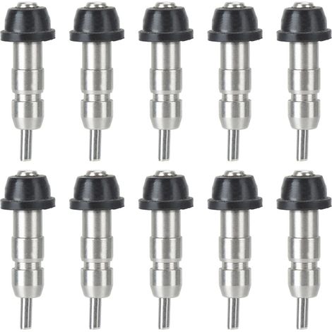 Lot 10 mamelons eau – acier inoxydable – poulet / poussins – volaille – ferme fournitures