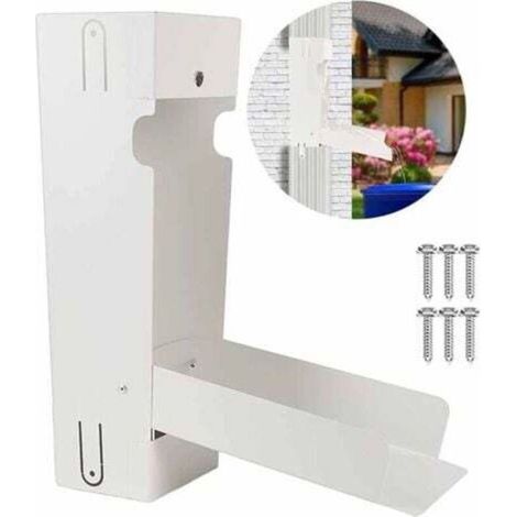 Kit Collecteur Eau de Pluie,Récupérateur Eau Gouttiere Rectangulaire,Système de Collecte des Eaux Pluviales,Universel Inverseur d'eau de Pluie pour Descente De Gouttière (1/4)