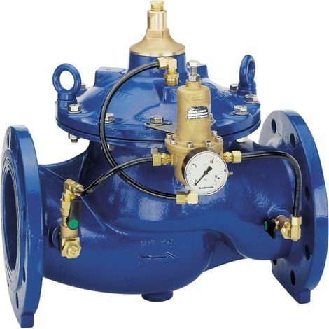 Druckhalteventil DH300 GGG plvb blau A DN 100 (1/3)