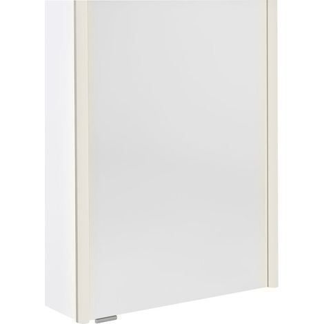 ALIX Armoire à miroir avec éclairage LED 56x70x17,5cm, gauche/droite, blanc