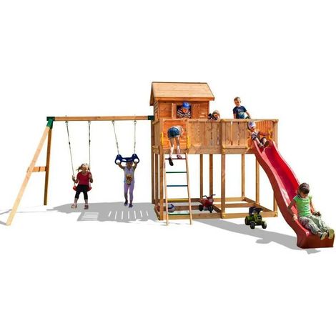 Parco giochi in legno Fungoo My SPACE XL Move