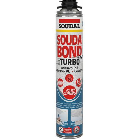 ADESIVO POLIURETANICO 'SOUDABOND TURBO GUN' SOUDAL 750 ml -