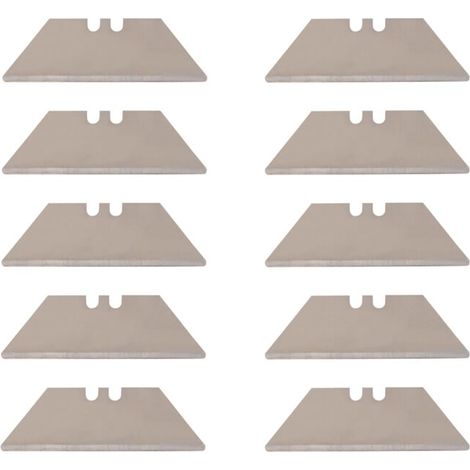 Lame trapézoïdale STIER pour cutter repliable 19 x 61 mm, pack de 10 (1/4)