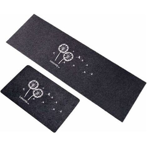 Tapis Cuisine Antidérapant 2 Pièces, Absorbant Eau Tapis pour entrée de Salle de Bain, Paillasson Tapis de Sol Cuisine Devant Evier 1 L (1/3)