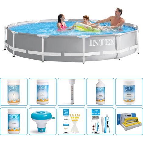 Intex Piscine Prism Frame Ronde - 366x76 cm - 11-pièces S43253 (1/5)