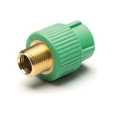 Giunto filettato maschio diametro 25mm per 1/2" Aquatherm 1070025024