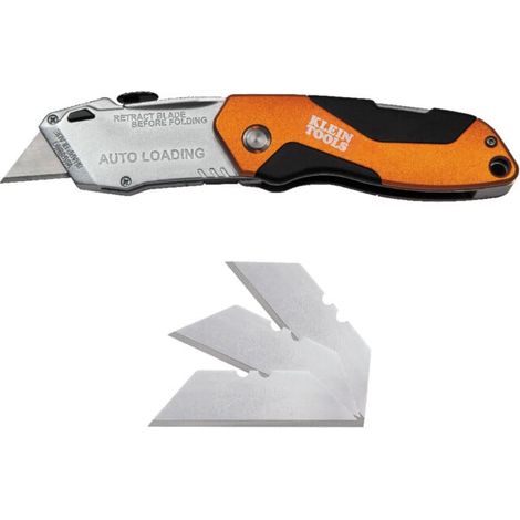 Klein Tools Couteau pliant à ouverture automatique 181 mm manche aluminium (1/5)