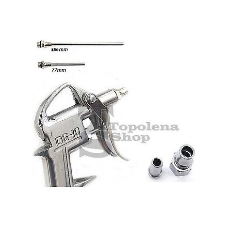 PISTOLA PER COMPRESSORE SOFFIAGGIO ARIA CON ACCESSORI