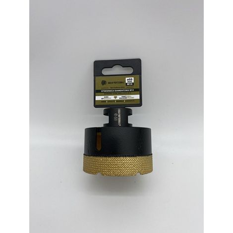 CORONA DE DIAMANTE M14 68 mm PERFORACIÓN EN SECO / PROFESIONAL INDIO