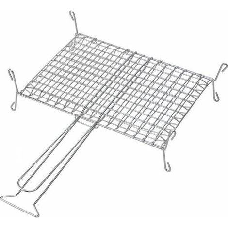 Grille enveloppante sur pied pour cheminée ou barbecue