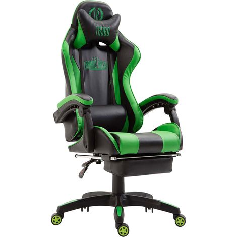 Gaming Bürostuhl Ignite Kunstleder schwarz/grün (1/5)