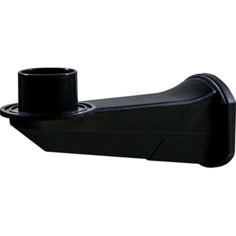 Braccio Per Lampione Globo Abs Nero L.Cm 24 - 1 Pz