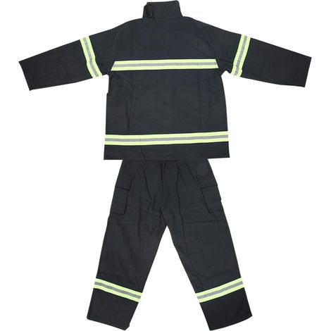 Costume de Travail Réflexive Anti-chaleur Ignifuge, Vêtements de Protection contre les Incendies, Salopette de Manteau Uniforme des Pompiers, adapté aux Combats en Incendie (1/5)