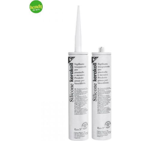 Kerakoll Silicone Color KK1 310ml - Sigillante siliconico Bianco - Alta adesione per ceramiche e piscine