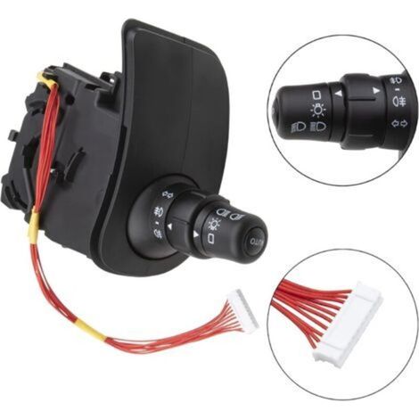 Interruttore Fari Comodo per Clio 3 e Kangoo 2, 7701057090, KASturbo (1/3)