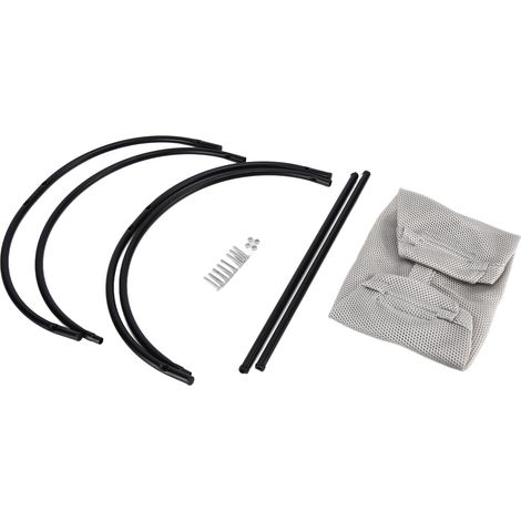 Hamac pour Chat Suspendu, Litière Douce et Respirante, Détachable, Universel Gris 4 Saisons (1/5)