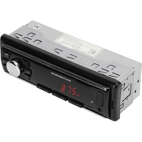 Autoradio MP3 Bluetooth avec connexion USB, AUX et FM universelles et écran LED