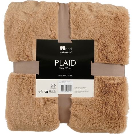 Mica Decorations Plaid Beige H2xl150xL200cm (1/4)
