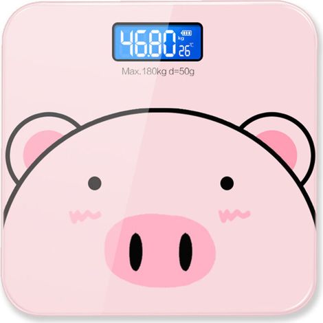 Balance Numérique Précise pour Bébé, Pèse-Personne Électronique, Design Rose – Idéale pour Suivi Poids de Bébé.