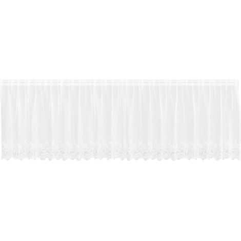 Rideaux avec des rideaux Blanc 500x100cm Polyester CFW55326 (1/5)