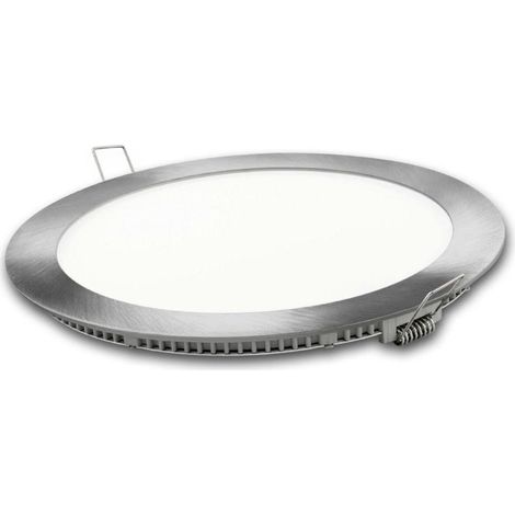 Downlight led redondo plata matel 18w 4200K