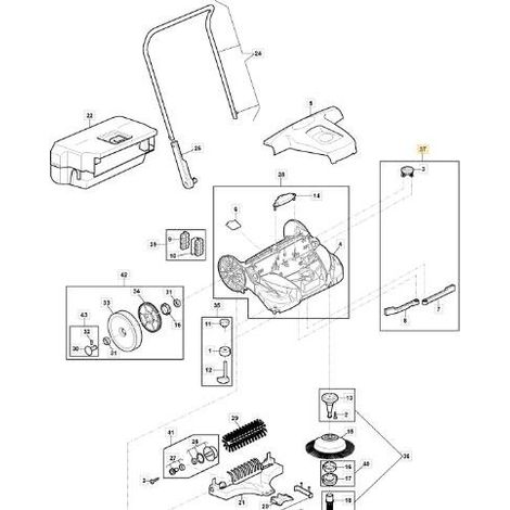 KIT MANOPOLA REGOLAZIONE SWP 577 ORIGINALE STIGA - 118821369/0