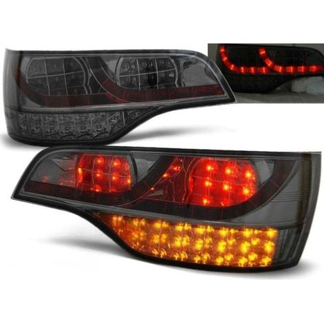 Paire de feux arriere Audi Q7 2006 a 2009 FULL LED fume (1/2)